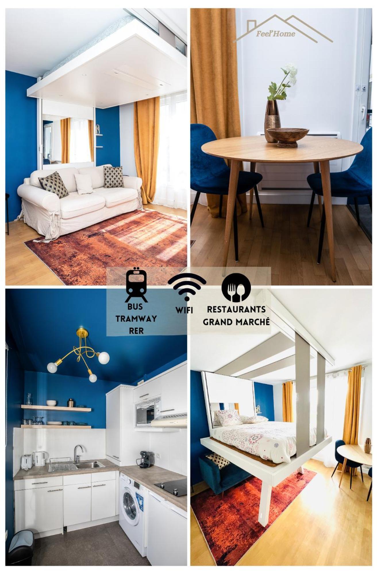 Appartamento Fabulous standing et parking privé Le Plessis-Robinson Esterno foto
